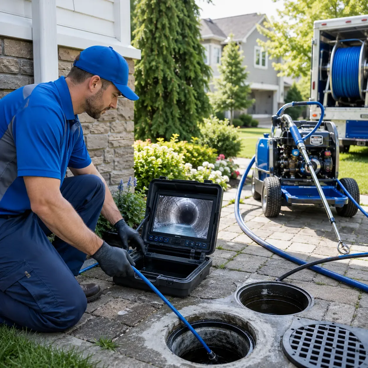 Outdoor drain cleaning professionals serving Donovan, IL