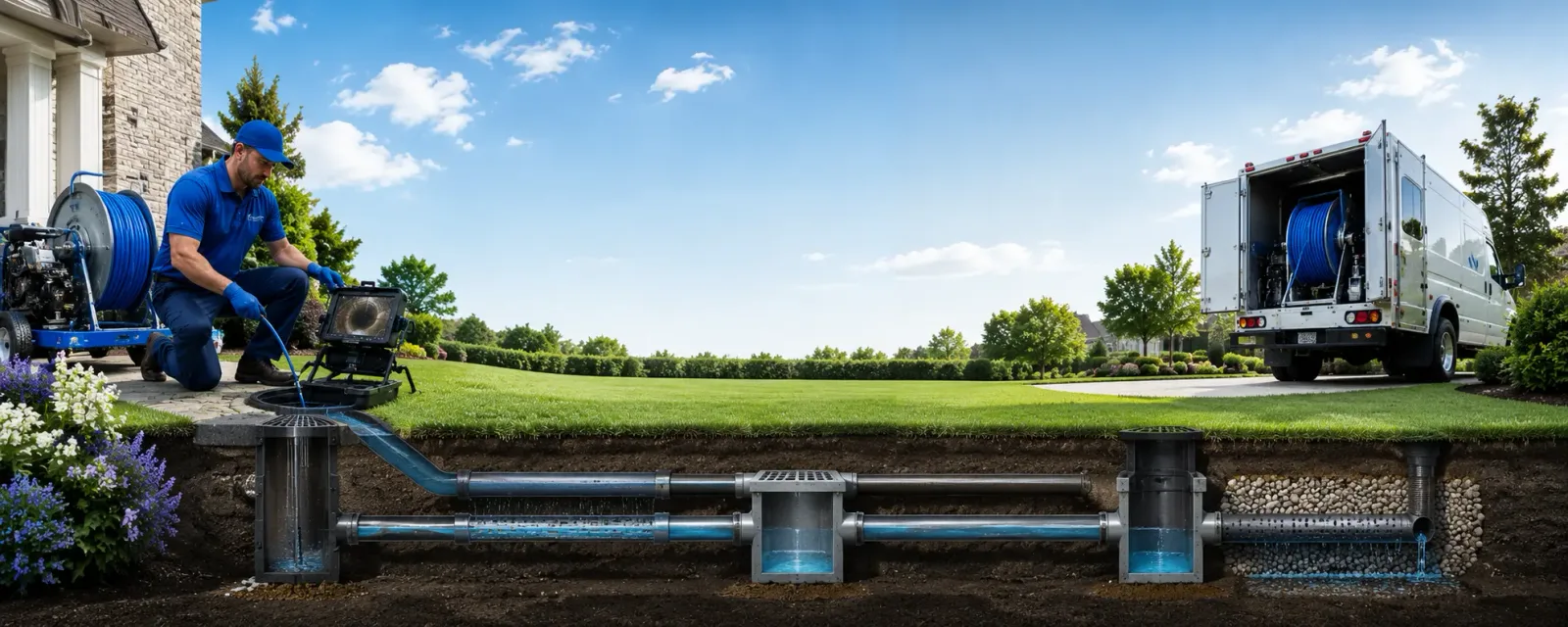 Outdoor drain cleaning information for Donovan, IL